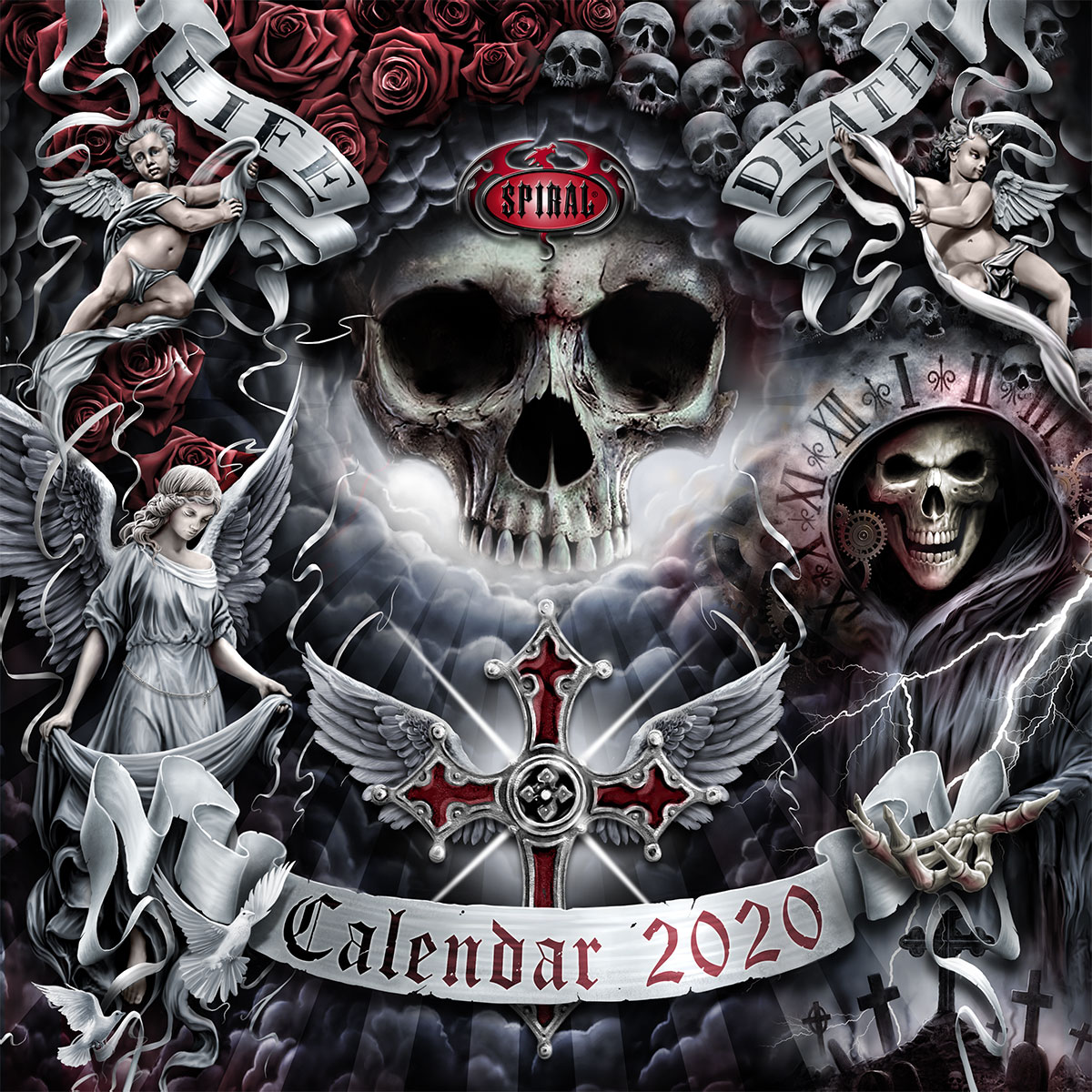 Dark Arts 2020 Calendar 40X40Cm