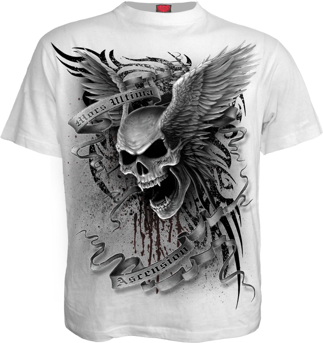 spiral direct tribal tshirts,white t-shirts,white mens tshirts,male tshirts,gothic mens tshirts