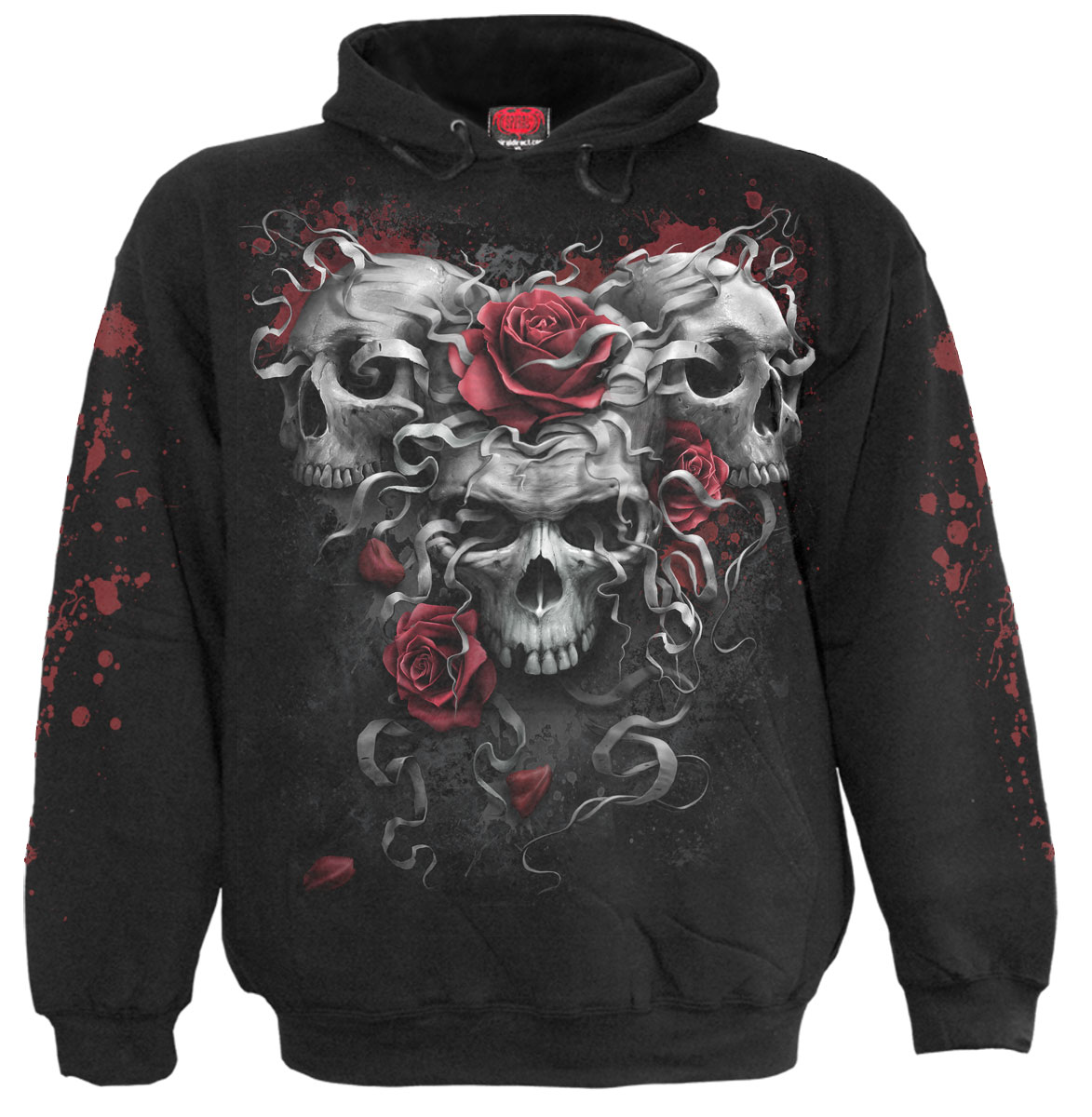 Skulls N Roses Kids Hoody Black