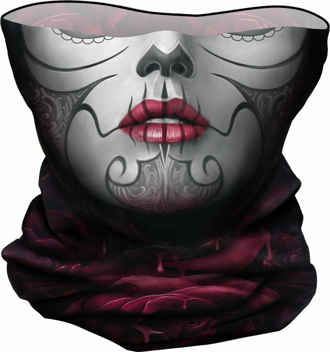 Blood Rose Multifunctional Face Wraps