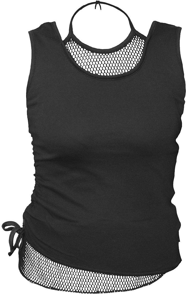 spiral direct tops sleeveless,black tops - sleeveless,black womens tops sleeveless,female tops sleeveless,gothic womens tops sleeveless