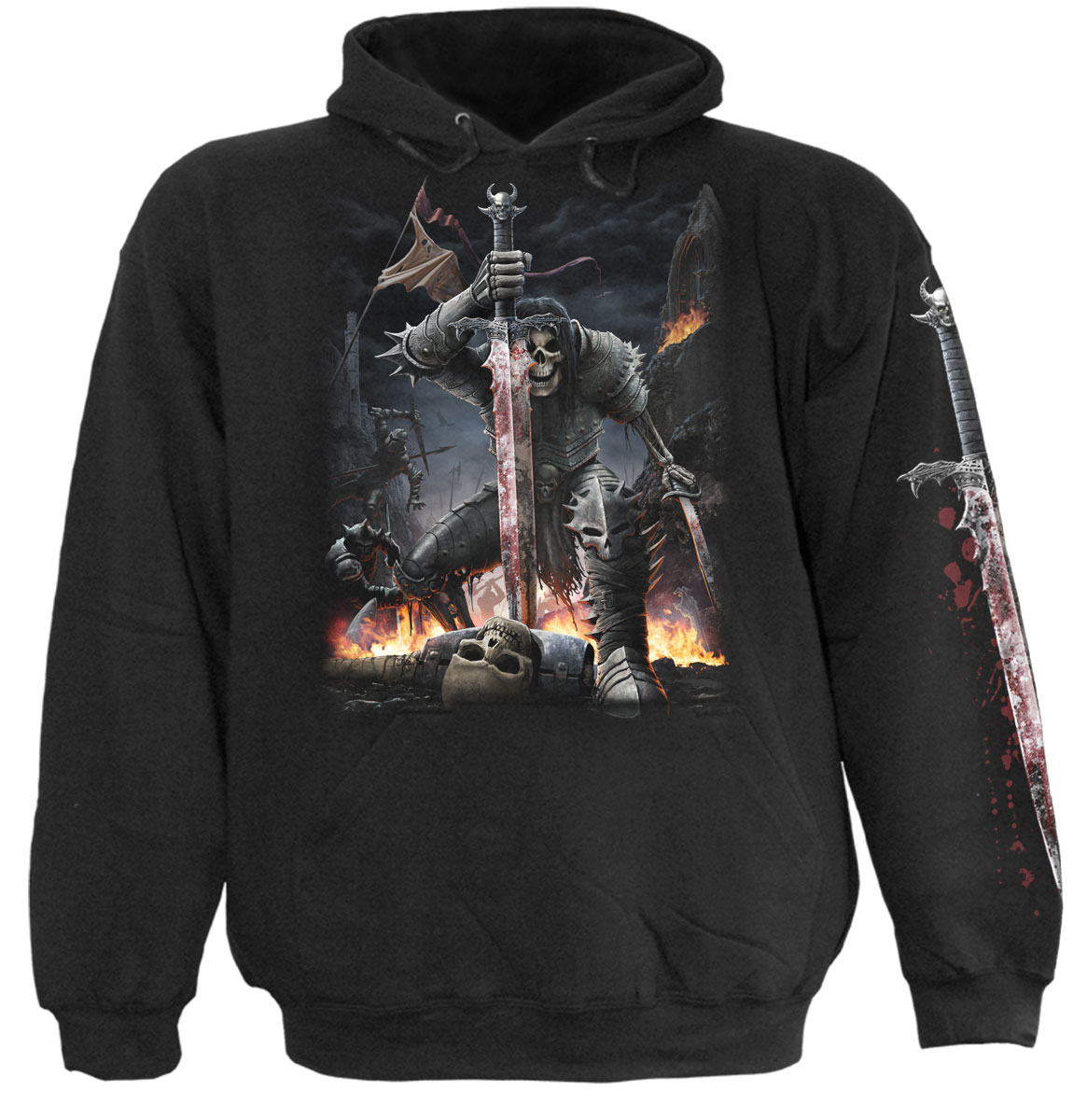 spiral direct blood hoodies,black horror hoodies,black mens hoodies,male horror hoodies,gothic mens hoodies