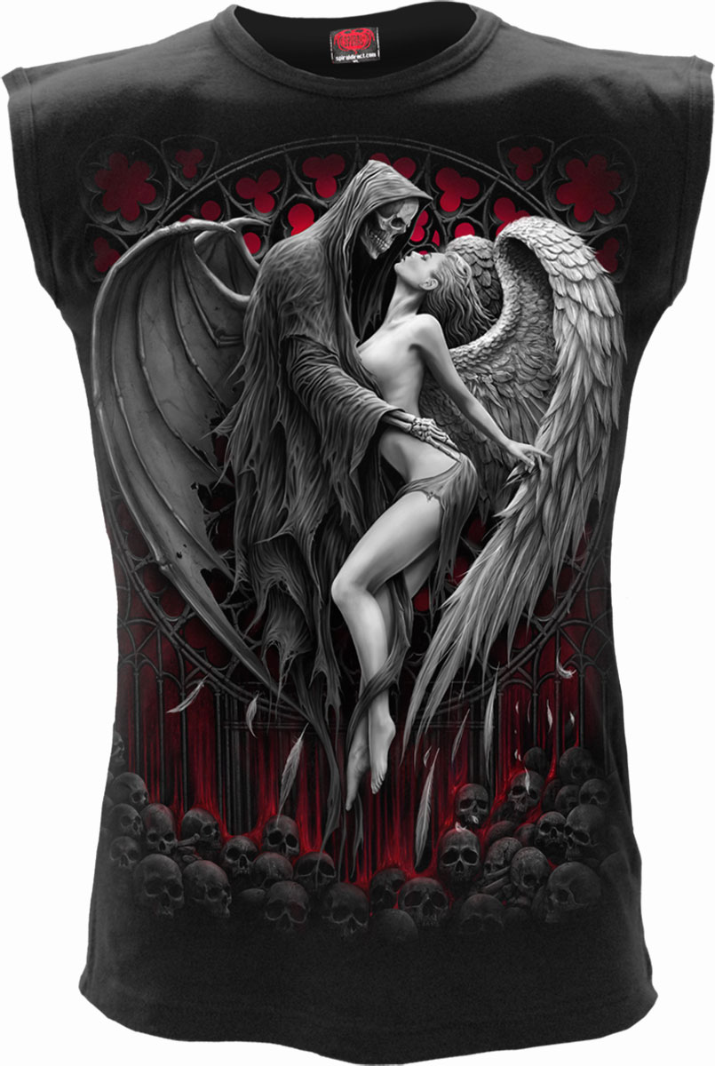 Forbidden Sleeveless T-Shirt Black (Plain)