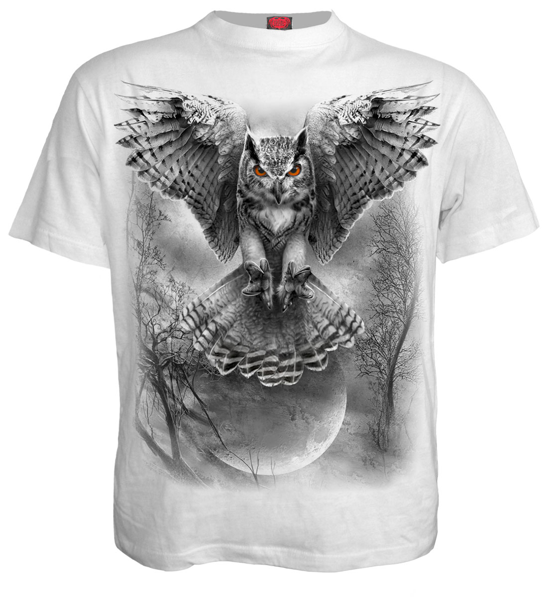 Wings Of Wisdom T-Shirt White (Plain)