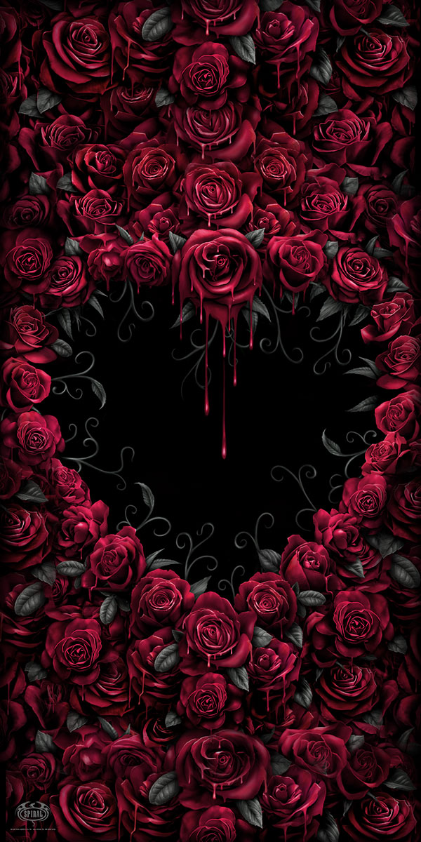Bleeding Heart Bath Towel 75X150Cm