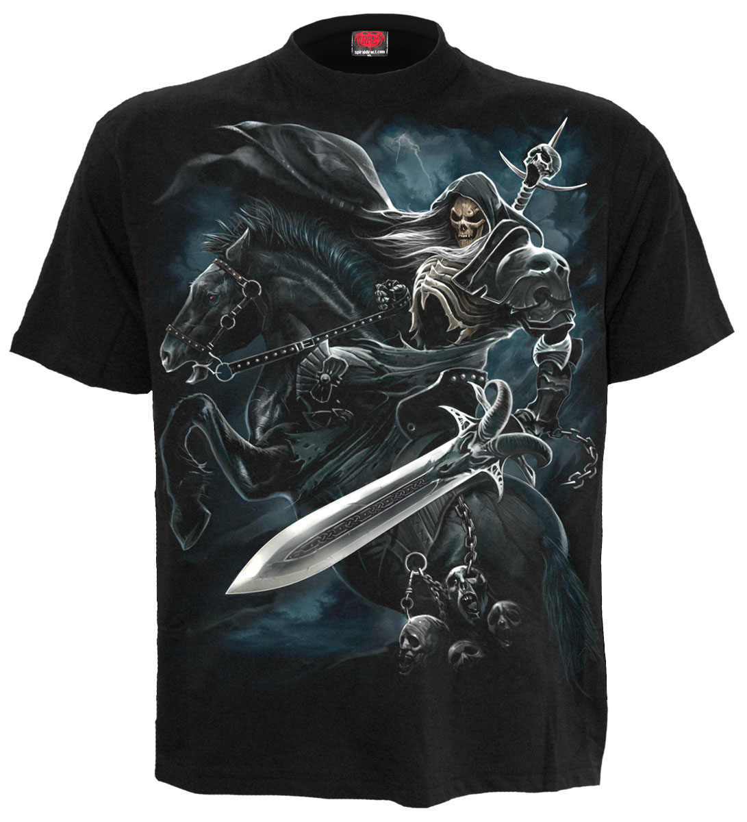 Grim Rider T-Shirt Black
