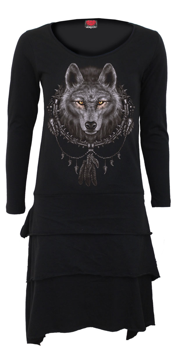 Wolf Dreams Layered Skirt Dress (Plain)