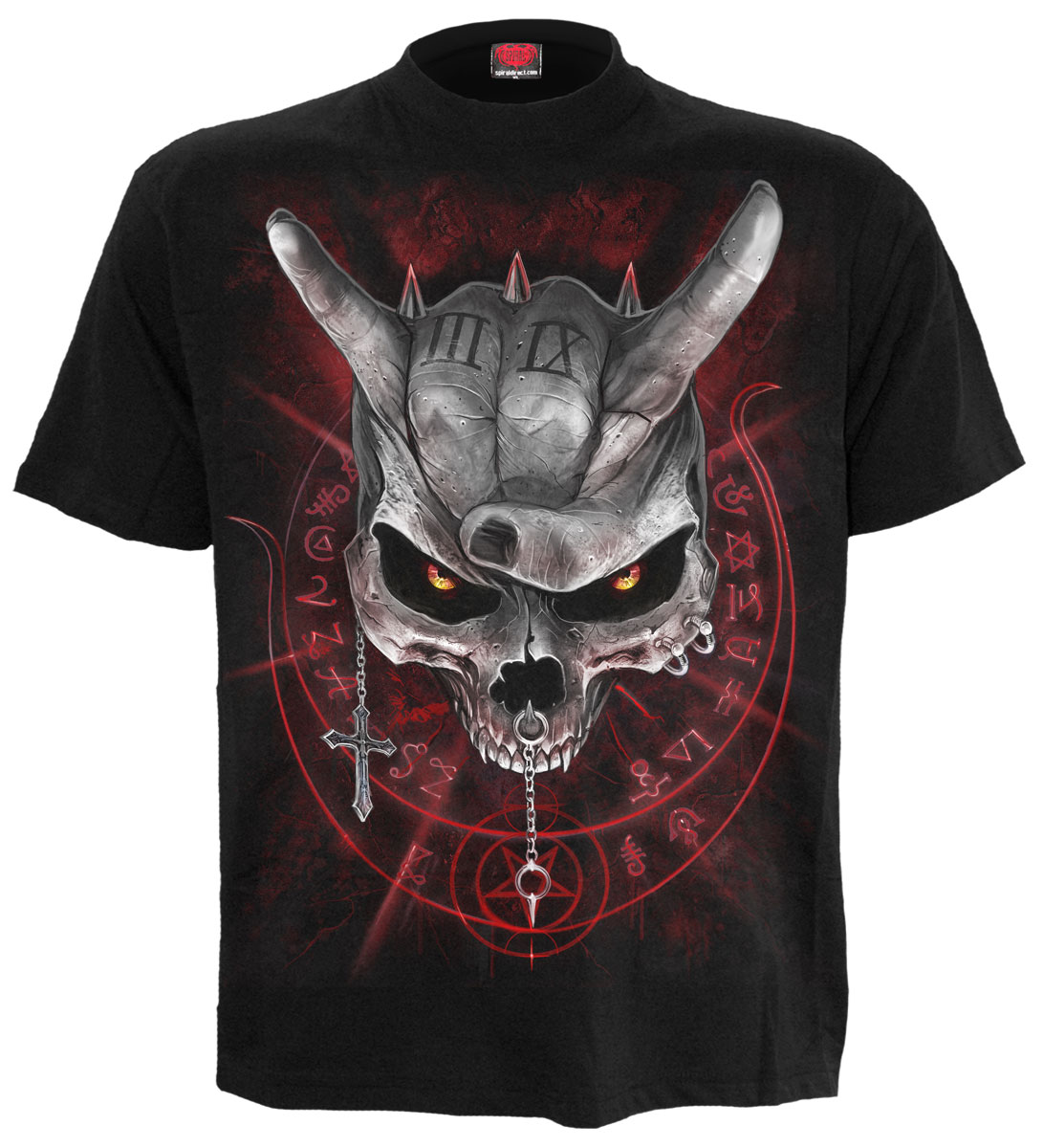 Never Too Loud Kids T-Shirt Black (Plain)