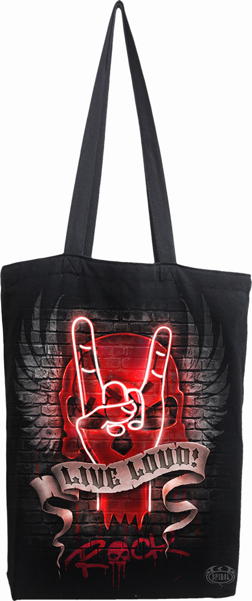 Live Loud Bag 4 Life - Canvas 80Z Long Handle Tote Bag