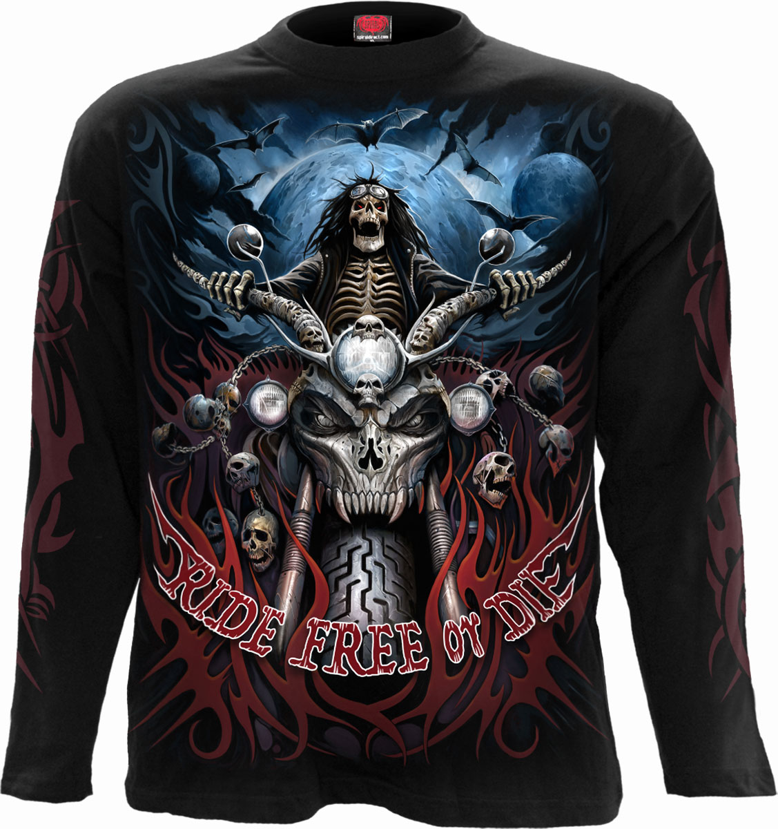 Ride Free Longsleeve T-Shirt Black